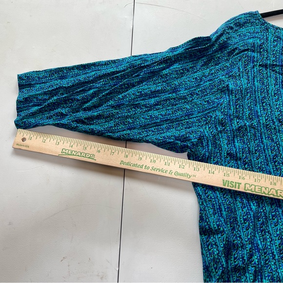 Vintage Blouse with Retro Jazz Design 80s 90s Print - Picture 5 of 5